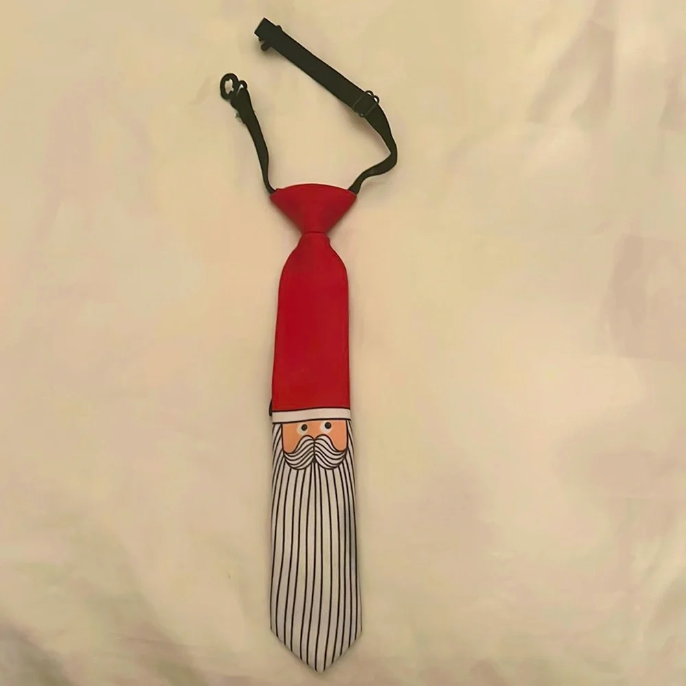 Toddler Boys Holiday Christmas Santa Neck Tie